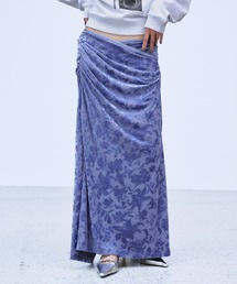 THINGS THAT MATTER | VELOUR JACQUARD SKIRT / ベロアジャカードスカート(スカート)