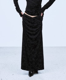 THINGS THAT MATTER | VELOUR JACQUARD SKIRT / ベロアジャカードスカート(スカート)