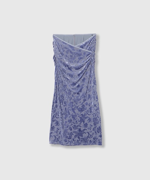 THINGS THAT MATTER(シングス ザット マター)の「VELOUR JACQUARD SKIRT / ベロアジャカードスカート(スカート・レディース・ブラック/ブルー・2/1)」の17枚目の写真