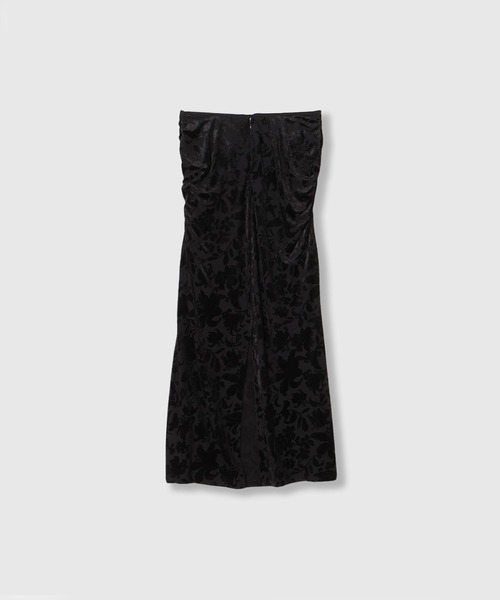 THINGS THAT MATTER(シングス ザット マター)の「VELOUR JACQUARD SKIRT / ベロアジャカードスカート(スカート・レディース・ブラック/ブルー・2/1)」の16枚目の写真