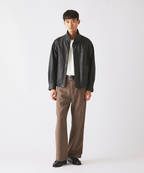FARAH（ファーラー）の「FARAH / ファーラー 別注 パイプステム スラックス（スラックス・メンズ・チョコ/ブラック系その他/ベージュ・34/32）」の5枚目の写真