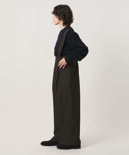 MARW UNITED ARROWS(マルゥ ユナイテッドアローズ)の「<MARW UNITED ARROWS>タック ハイウエスト サロペット(サロペット/オーバーオール・レディース・ダークブラウン/ネイビー/ブラック・38/34/36)」の7枚目の写真