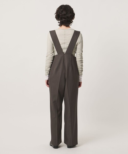 MARW UNITED ARROWS(マルゥ ユナイテッドアローズ)の「<MARW UNITED ARROWS>タック ハイウエスト サロペット(サロペット/オーバーオール・レディース・ダークブラウン/ネイビー/ブラック・38/34/36)」の12枚目の写真
