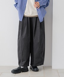 コーデュロイプリントパンツ[プチ・プラスサイズあり]