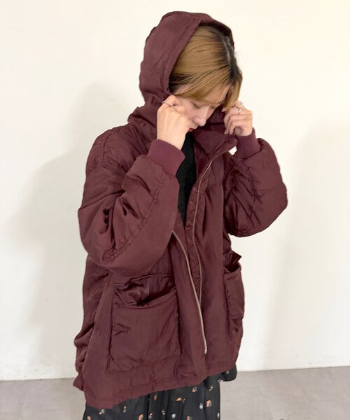 Omekashi(オメカシ)の「フィブリルMA-1ダウン(その他アウター・レディース・ブラウン/ブラック・FREE)」の12枚目の写真