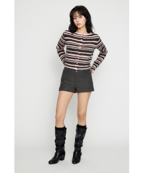 LAGUA GEM(ラグアジェム)の「HERRIN BONE ショートパンツ(その他パンツ・レディース・グレー/ブラウン・MEDIUM/SMALL/X-SMALL)」の11枚目の写真
