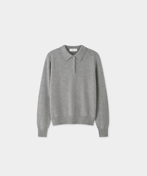 J'RIUM（ジェイリウム）の「カシミヤブレンド ESSENTIALS ポロネックニット グレー（ニット/セーター・メンズ・その他・SMALL/MEDIUM/LARGE/X-LARGE）」の2枚目の写真