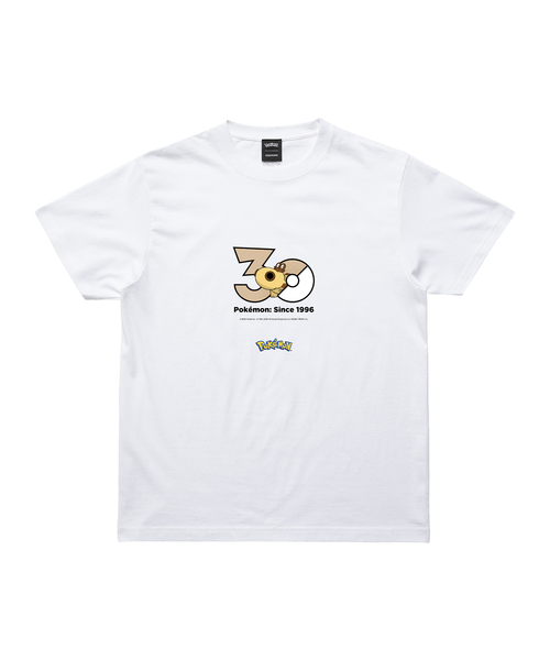 ZOZOSPOT(ゾゾスポット)の「Pokemon 30th Anniversary 1025 T-shirt 「ヒポポタス」(Tシャツ/カットソー・レディース・ホワイト・SMALL/MEDIUM/LARGE/X-LARGE/XX-LARGE/XXX-LARGE/100cm/110cm/120cm/130cm/140cm/150cm/160cm)」の1枚目の写真