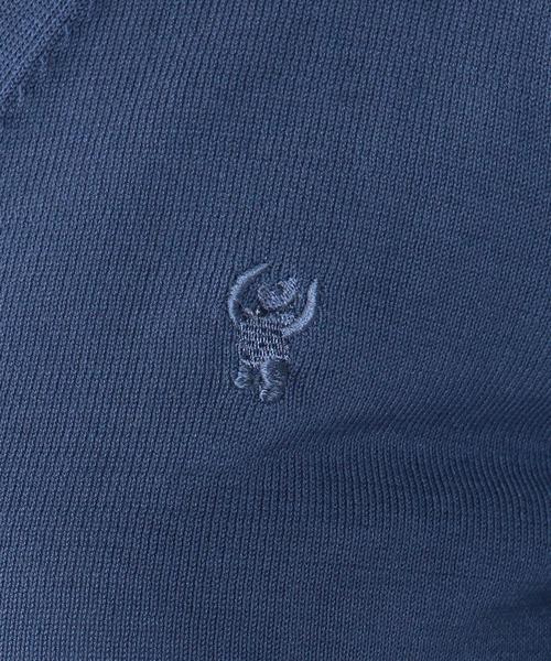 coen（コーエン）の「コットンモダールVネックカーディガン（カーディガン/ボレロ・レディース・ブラック/イエロー/ライトグレー/コバルトブルー・LARGE/MEDIUM）」の14枚目の写真