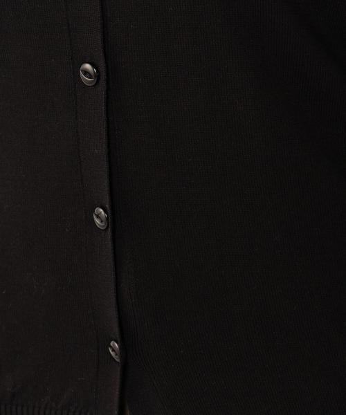 coen（コーエン）の「コットンモダールVネックカーディガン（カーディガン/ボレロ・レディース・ブラック/イエロー/ライトグレー/コバルトブルー・LARGE/MEDIUM）」の11枚目の写真