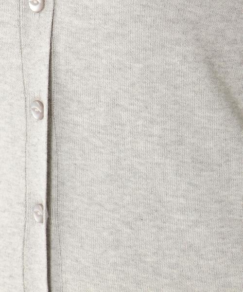 coen（コーエン）の「コットンモダールVネックカーディガン（カーディガン/ボレロ・レディース・ブラック/イエロー/ライトグレー/コバルトブルー・LARGE/MEDIUM）」の16枚目の写真