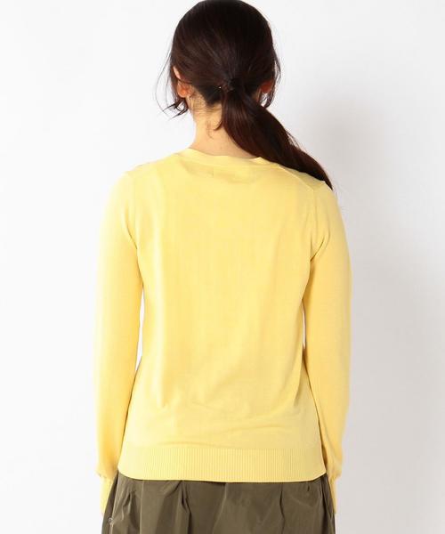 coen（コーエン）の「コットンモダールVネックカーディガン（カーディガン/ボレロ・レディース・ブラック/イエロー/ライトグレー/コバルトブルー・LARGE/MEDIUM）」の17枚目の写真