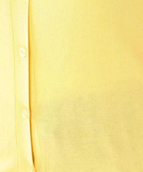 coen（コーエン）の「コットンモダールVネックカーディガン（カーディガン/ボレロ・レディース・ブラック/イエロー/ライトグレー/コバルトブルー・LARGE/MEDIUM）」の13枚目の写真