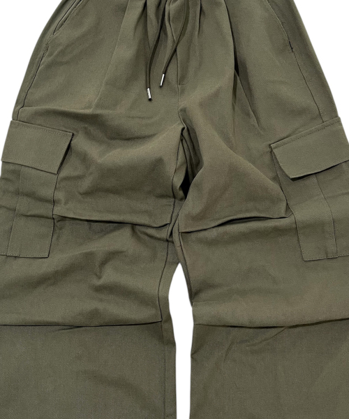 SK8ER ROCK(スケーターロック)の「コットンニータックカーゴワイドパンツ(カーキ)(その他パンツ・レディース・その他・ONE SIZE)」の4枚目の写真