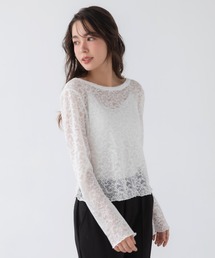 PERIPH（ペリフ）の「レースバックVネックトップス（その他トップス）」