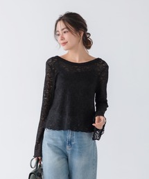 PERIPH（ペリフ）の「レースバックVネックトップス（その他トップス）」