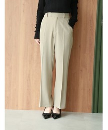 美シルエットセンターラインストレートパンツ