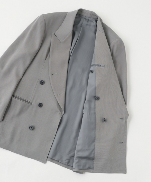 SOSHIOTSUKI(ソウシオオツキ)の「SOSHI OTSUKI(ソウシオオツキ)KERSEY JACKET(その他アウター・メンズ・ライトグレー・46/48)」の4枚目の写真