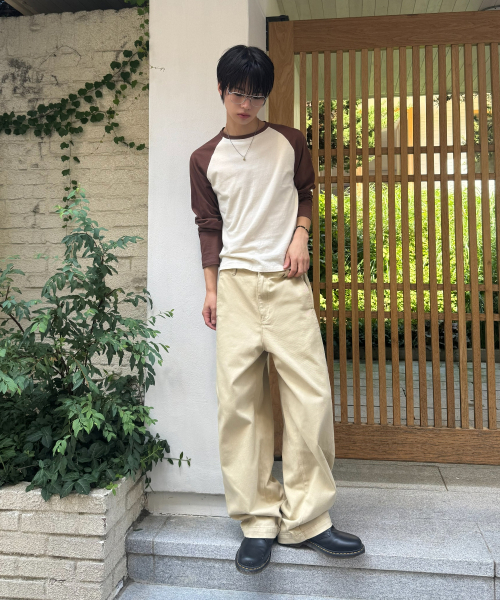 SIGNATURE（シグネチャ）の「バレルカーブドコットンパンツ[ベージュ]（その他パンツ・レディース・その他・SMALL/MEDIUM/LARGE/X-LARGE）」の5枚目の写真