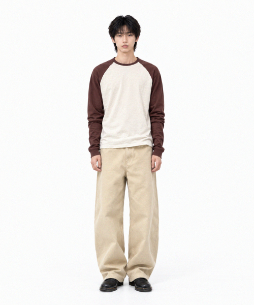 SIGNATURE（シグネチャ）の「バレルカーブドコットンパンツ[ベージュ]（その他パンツ・レディース・その他・SMALL/MEDIUM/LARGE/X-LARGE）」の6枚目の写真