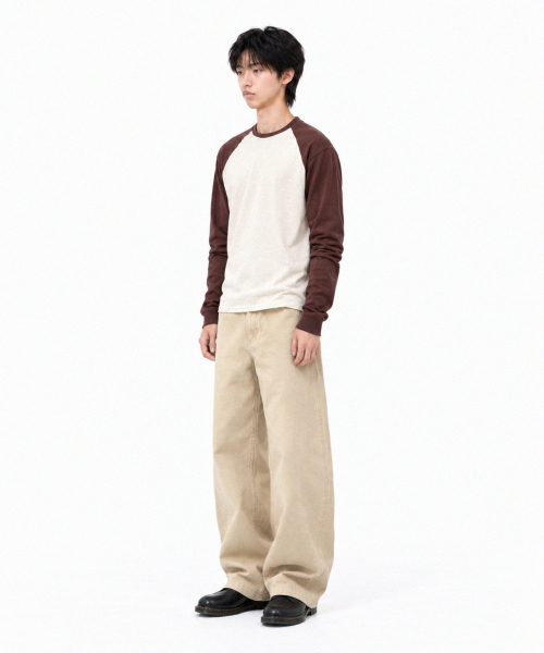 SIGNATURE（シグネチャ）の「バレルカーブドコットンパンツ[ベージュ]（その他パンツ・レディース・その他・SMALL/MEDIUM/LARGE/X-LARGE）」の7枚目の写真