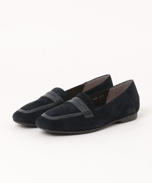UnReef（アンリーフ）の「スエードローファー（ローファー・レディース・ネイビー/キャメル/ブラック・24.5cm/22.5cm/23.0cm/24.0cm/23.5cm）」の2枚目の写真