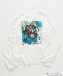 JOURNAL STANDARD（ジャーナルスタンダード）の「Jean-Michel Basquiat / ジャン＝ミシェル・バスキア プリント L/S Tシャツ（Tシャツ/カットソー）」