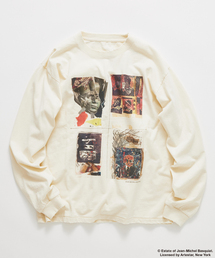 JOURNAL STANDARD（ジャーナルスタンダード）の「Jean-Michel Basquiat / ジャン＝ミシェル・バスキア プリント L/S Tシャツ（Tシャツ/カットソー）」