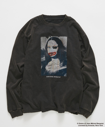 JOURNAL STANDARD（ジャーナルスタンダード）の「Jean-Michel Basquiat / ジャン＝ミシェル・バスキア プリント L/S Tシャツ（Tシャツ/カットソー）」
