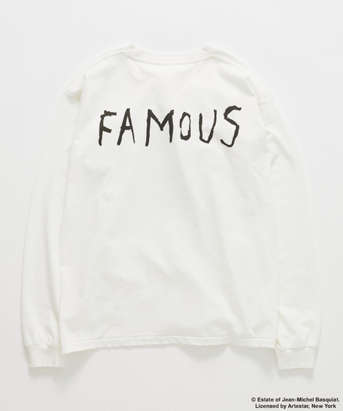 JOURNAL STANDARD(ジャーナルスタンダード)の「Jean-Michel Basquiat / ジャン=ミシェル・バスキア プリント L/S Tシャツ(Tシャツ/カットソー・メンズ・ブラック/ブラックミックス/ホワイト/アイボリー/グリーン・MEDIUM/LARGE/SMALL)」の8枚目の写真
