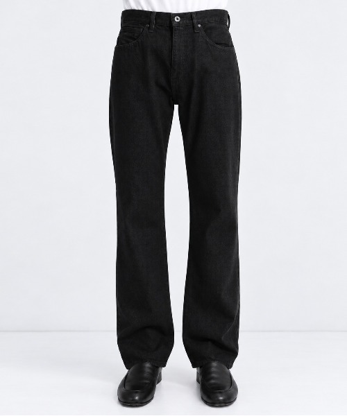 STUDIOUS(ステュディオス)の「【STUDIOUS】Slim Flare Denim Pants(デニムパンツ・メンズ・ネイビー/ブラック・1/2/3)」の2枚目の写真