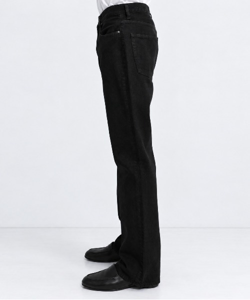 STUDIOUS(ステュディオス)の「【STUDIOUS】Slim Flare Denim Pants(デニムパンツ・メンズ・ネイビー/ブラック・1/2/3)」の6枚目の写真