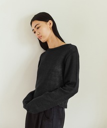 【kiehtova】FINE BASIC KNIT TOPS/ファイン ベーシック ニット トップス KTWR76
