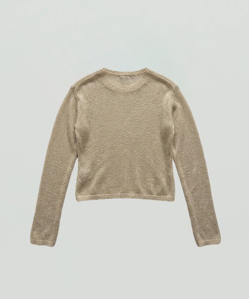 kiehtova（キエトヴァ）の「【kiehtova】FINE BASIC KNIT TOPS/ファイン ベーシック ニット トップス KTWR76（ニット/セーター・レディース・グレー/ベージュ/ブラック・FREE）」の14枚目の写真