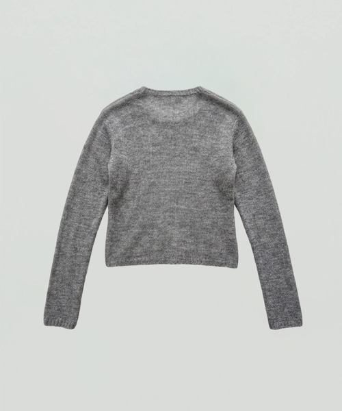 kiehtova（キエトヴァ）の「【kiehtova】FINE BASIC KNIT TOPS/ファイン ベーシック ニット トップス KTWR76（ニット/セーター・レディース・グレー/ベージュ/ブラック・FREE）」の11枚目の写真