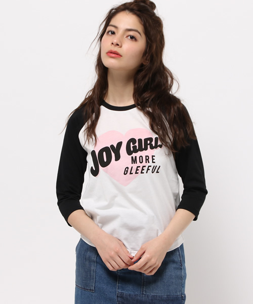 WEGO（ウィゴー）の「WEGO/ランジェリーレイヤードラグランTシャツ（Tシャツ/カットソー・レディース・ブラック/ホワイト・FREE）」の7枚目の写真