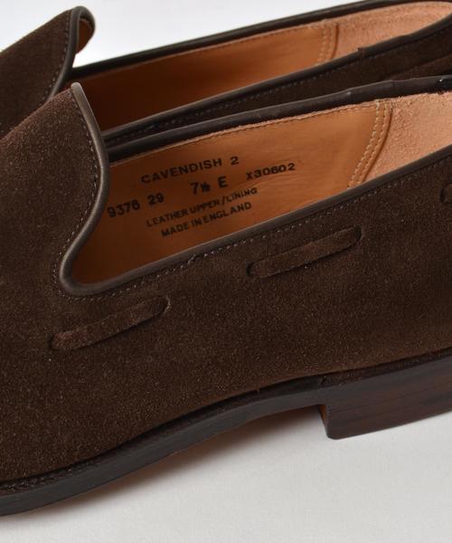 CROCKETT&JONES(クロケットアンドジョーンズ)の「CROCKETT&JONES: 『CAVENDISH』 スエード タッセル ローファー■(ローファー・メンズ・ブラウン・75/85/65/70/80/90)」の6枚目の写真