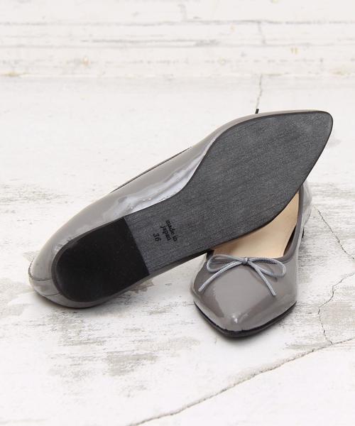 BEAUTY&YOUTH UNITED ARROWS(ビューティーアンドユースユナイテッドアローズ)の「BY∴ エナメルポインテッドバレエシューズ ◆(バレエシューズ・レディース・ブラック/グレー/レッド/ワインレッド/ピンク/ライトグレー/その他1・35h/36h/37h/37/36/38)」の17枚目の写真