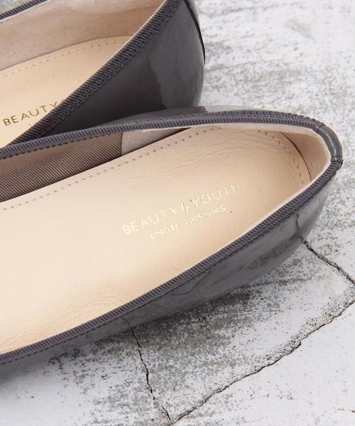 BEAUTY&YOUTH UNITED ARROWS(ビューティーアンドユースユナイテッドアローズ)の「BY∴ エナメルポインテッドバレエシューズ ◆(バレエシューズ・レディース・ブラック/グレー/レッド/ワインレッド/ピンク/ライトグレー/その他1・35h/36h/37h/37/36/38)」の19枚目の写真