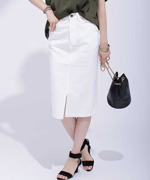 Nano Universe ナノユニバース の デニムタイトスカート デニムスカート Wear