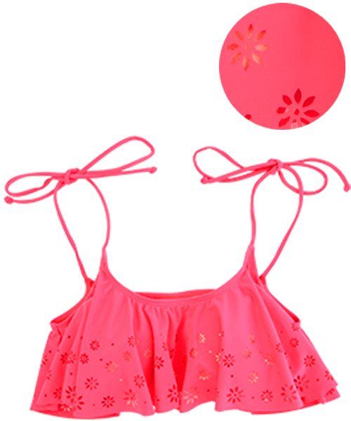 Luz Llena (philter)（ラズレナ　フィルター）の「[単品]バンドゥ・フレアキャミブラトップ/3Dビキニ/水着（水着・レディース・ピンク/その他1/ミント/イエロー/その他2/ブラック・MEDIUM/SMALL/LARGE）」の14枚目の写真