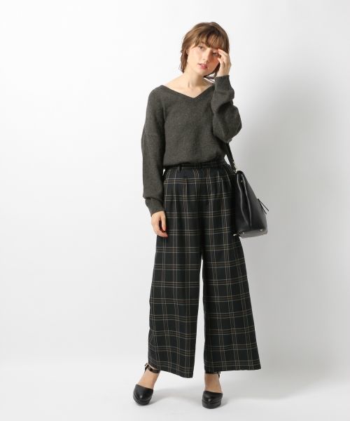 Heather(ヘザー)の「7Gベーシックルーズニット 726037(ニット/セーター・レディース・チャコールグレー/グレー/アイボリー/パープル・FREE)」の11枚目の写真