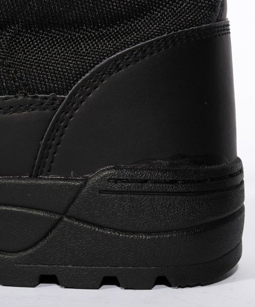 ８(eight)（エイト）の「サイドZIP付きコンバットブーツ（ブーツ・メンズ・ブラック・24.5/28.5/27.5/26.5/25.5）」の8枚目の写真