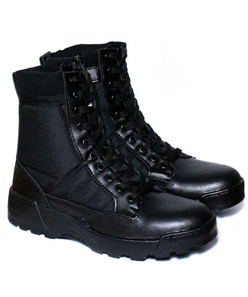 ８(eight)（エイト）の「サイドZIP付きコンバットブーツ（ブーツ・メンズ・ブラック・24.5/28.5/27.5/26.5/25.5）」の21枚目の写真