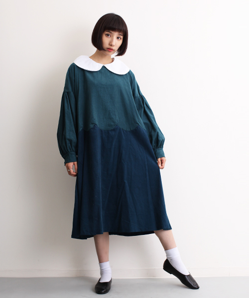 MERLOT（メルロー）の「ビッグ襟なみテープブラウス2305（シャツ/ブラウス・レディース・ブラック/ホワイト/グリーン系その他2/ピンク/グリーン/ブルー・FREE）」の16枚目の写真