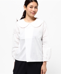 MERLOT | ビッグ襟なみテープブラウス2305(シャツ/ブラウス)