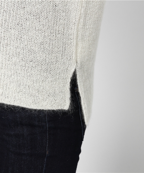 22 OCTOBRE（ヴァンドゥ－オクトーブル）の「モヘアラメニット（ニット/セーター・レディース・ブルー/ホワイト/ピンク・2）」の9枚目の写真