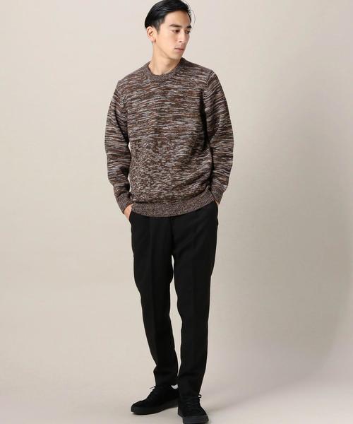 BEAUTY&YOUTH UNITED ARROWS(ビューティーアンドユースユナイテッドアローズ)の「BY ミックス ウール ニット◆(ニット/セーター・メンズ・ダークブラウン/ネイビー/グレー・X-LARGE/MEDIUM/LARGE/SMALL)」の10枚目の写真