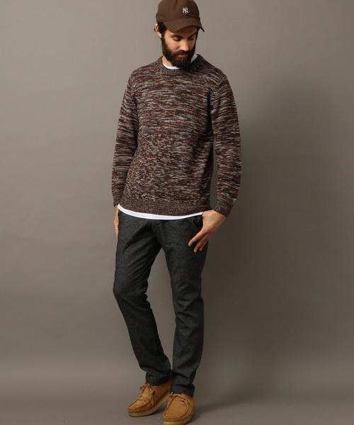 BEAUTY&YOUTH UNITED ARROWS(ビューティーアンドユースユナイテッドアローズ)の「BY ミックス ウール ニット◆(ニット/セーター・メンズ・ダークブラウン/ネイビー/グレー・X-LARGE/MEDIUM/LARGE/SMALL)」の7枚目の写真