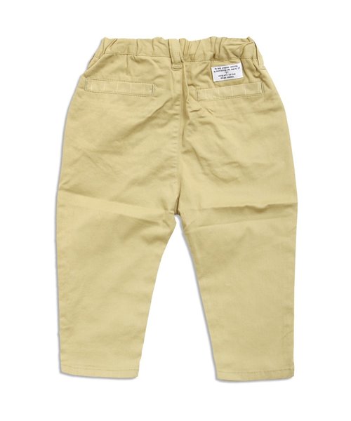 apres les cours（アプレレクール）の「ストレート長パンツ 9分丈（その他パンツ・キッズ・カーキ/ベージュ・110/130/90/120/100/140/80）」の3枚目の写真